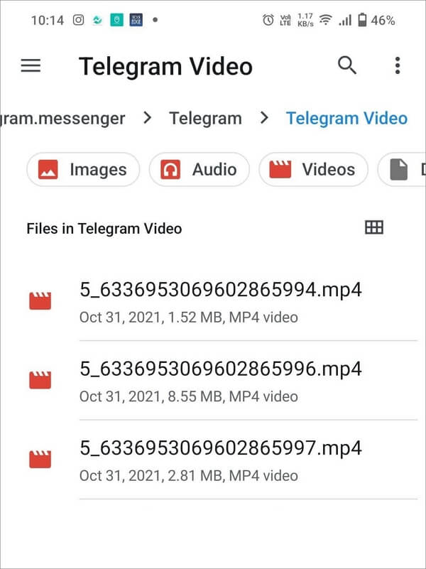 downloading telegram video